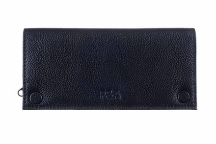 Кисет P&A для самокруток и 2 смесей, натуральная кожа, черный