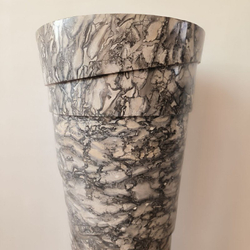 Раковина напольная из мрамора Pedestal Doreng Spiral MN-03221 (45*45*90 см)