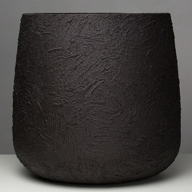 Кашпо Concretika Cone D38 H41 Black Max