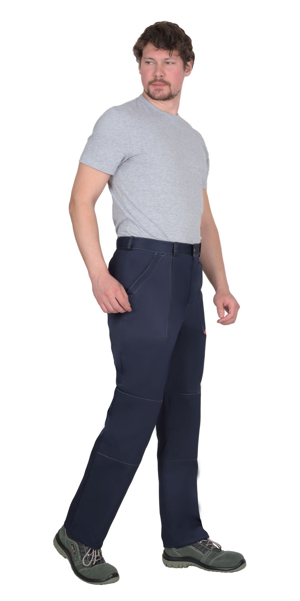 Костюм СИРИУС-СТАНДАРТ куртка, брюки т.синий с васильковым СОП 50 мм