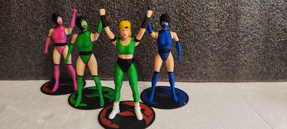 Подвижная фигурка "Соня" Mortal Kombat, пластик, цветная