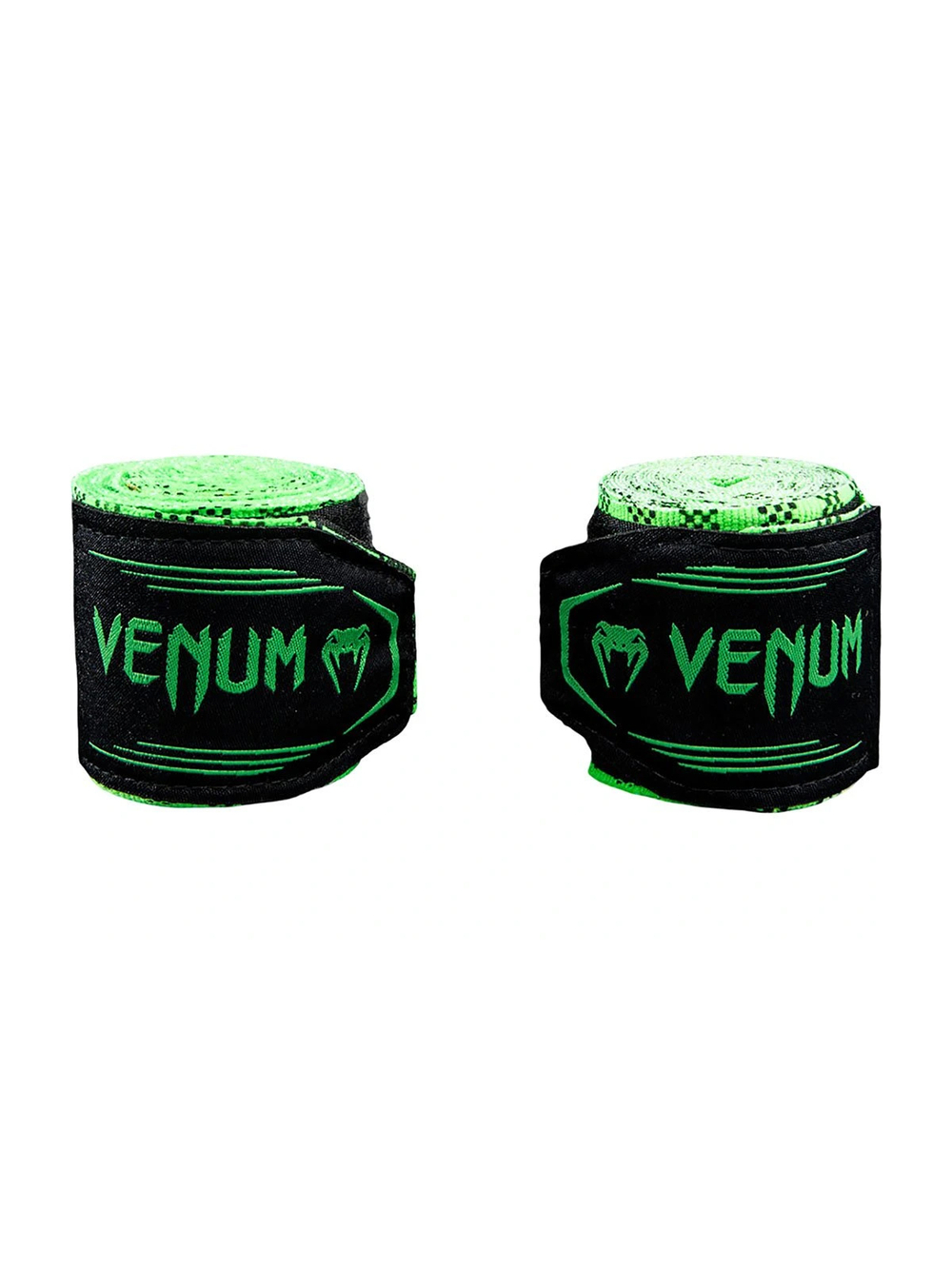Бинты боксерские Venum Tartan Neon Green 4m