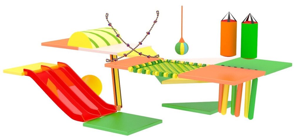 Детский игровой лабиринт «Бибигон» 14,4 м² (6,1*2,5*2.5м)