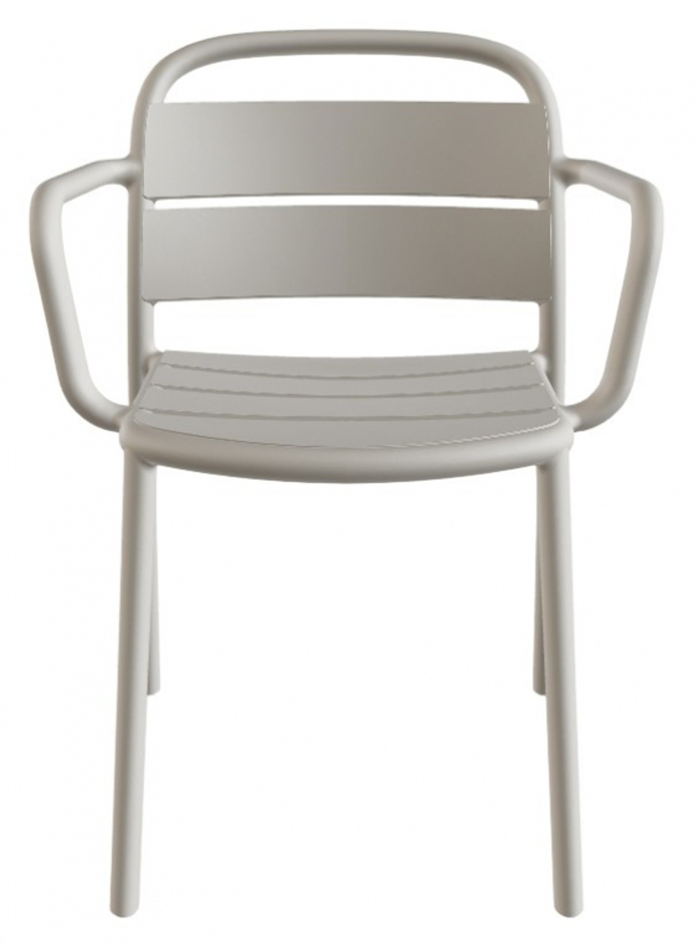 Кресло пластиковое Papatya Balat-K, светло-серый
