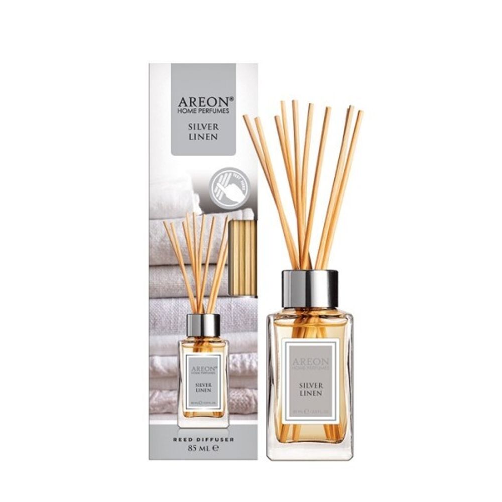 Ароматизатор бытовой 85 мл  AREON HOME PERFUME STICKS  Silver Linen (AREON)