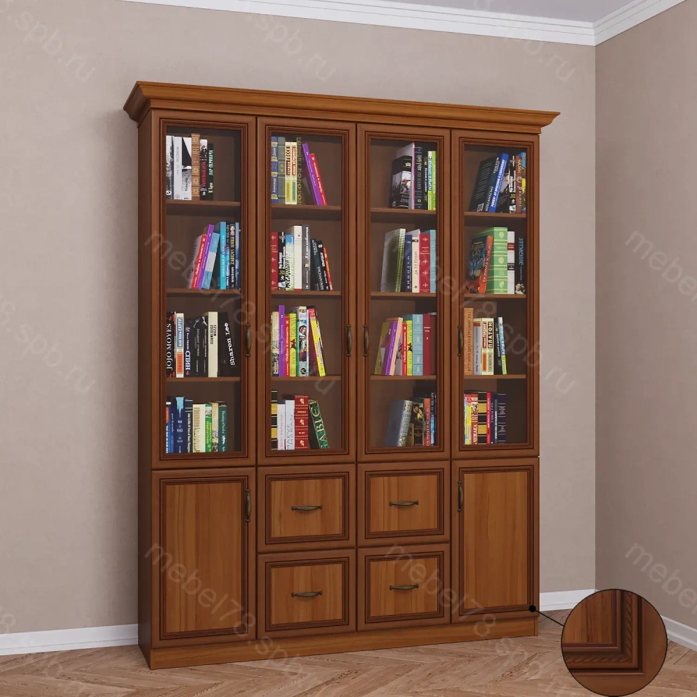 Шкаф книжный 4/10