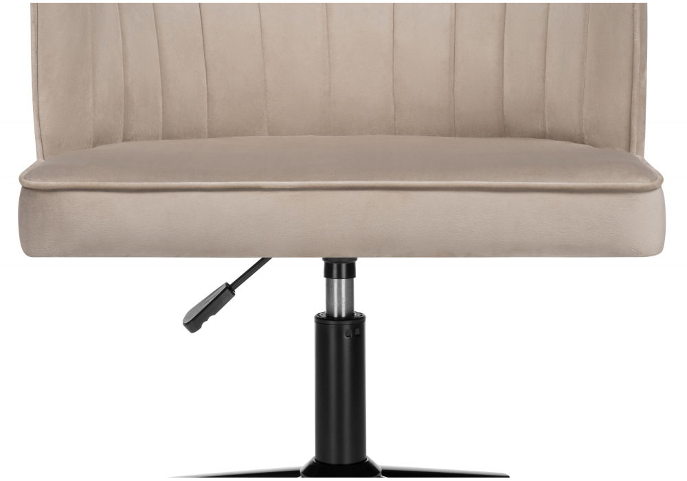 Офисное кресло Woodville Дэни бежевый, черный, ножки черные