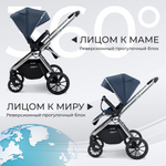 Коляска 3в1 Sweet Baby Vento Silver Blue