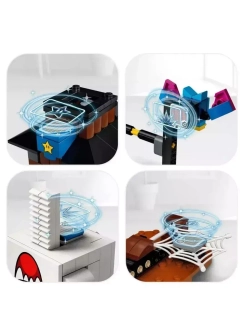 Конструктор Марио Король Бу и двор с призраками 458 деталей