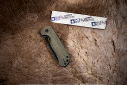 Складной нож Kizer Bugai сталь CPM 3V BlackWash рукоять Микарта