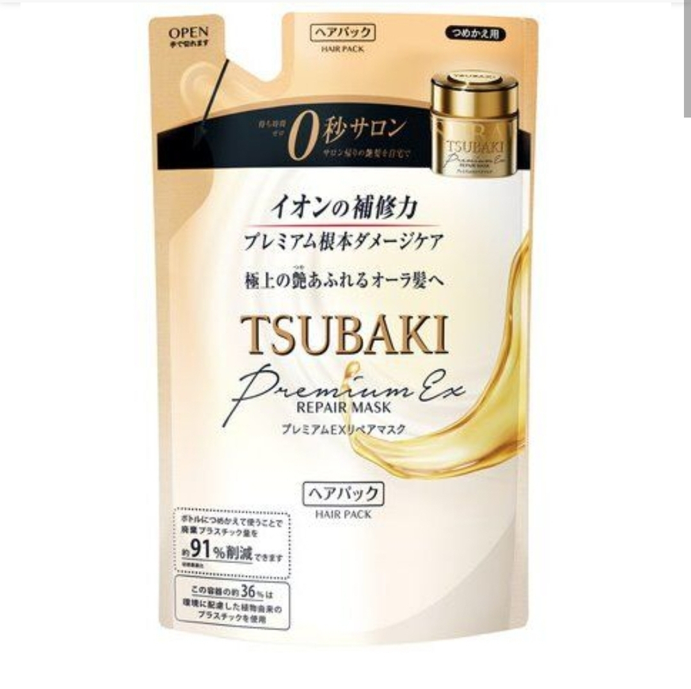 TSUBAKI Premium Repair Mask Refil - маска для волос "0" секунд в рефиле