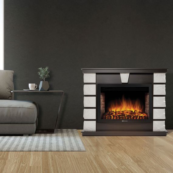 Портал Firelight Excalibur 25 камень белый, шпон венге — (4)