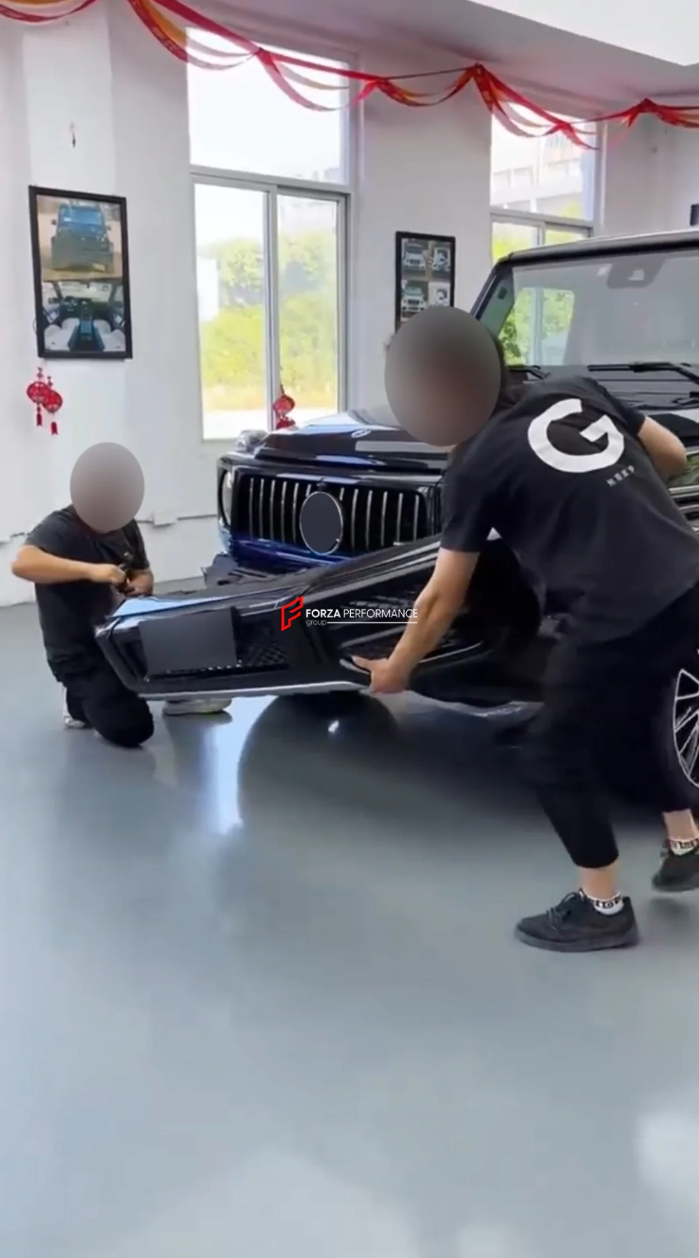 Обвес переделка для Mercedes-Benz G-Class W464 2018-2024 в W465 G63 AMG 2025 Мерседес Гелик гелентваген