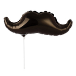 Шар Фольгированный Усы черные (Черный)