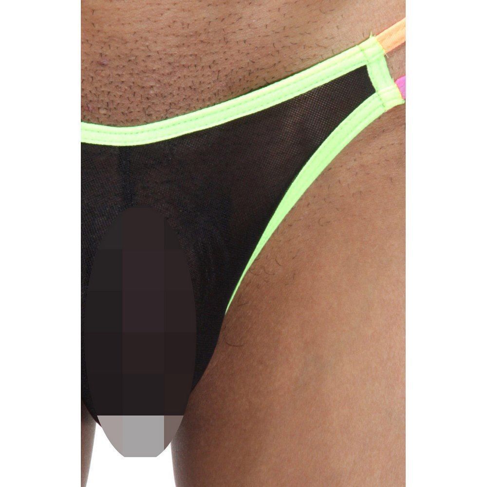 Мужские трусы слипы черные Cosmos Colors SL20_BB