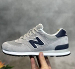 New Balance 574 (Light grey/Blue)