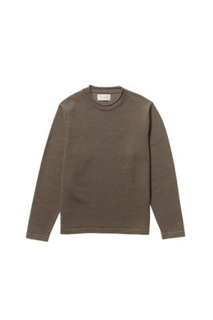 ZARA СВИТЕР С ОТВОРОТАМИ, КОРИЧНЕВЫЙ/ЗЕЛЕНЫЙ
