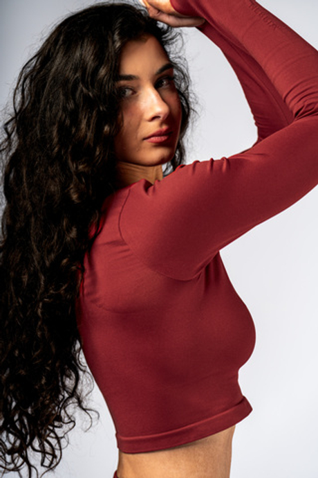 Рашгард Seamless Long-Sleeve Top POWER 892 RED