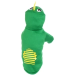 Кофта - толстовка с капюшоном для собак мелких пород «МОДНЫЙ БРО», динозаврик, размер 2XL (62*45*26см) Ultramarine