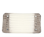 HERMÈS Birkin 25 Himalaya Niloticus Crocodile Diamond‑Encrusted Palladium Hardware, новая