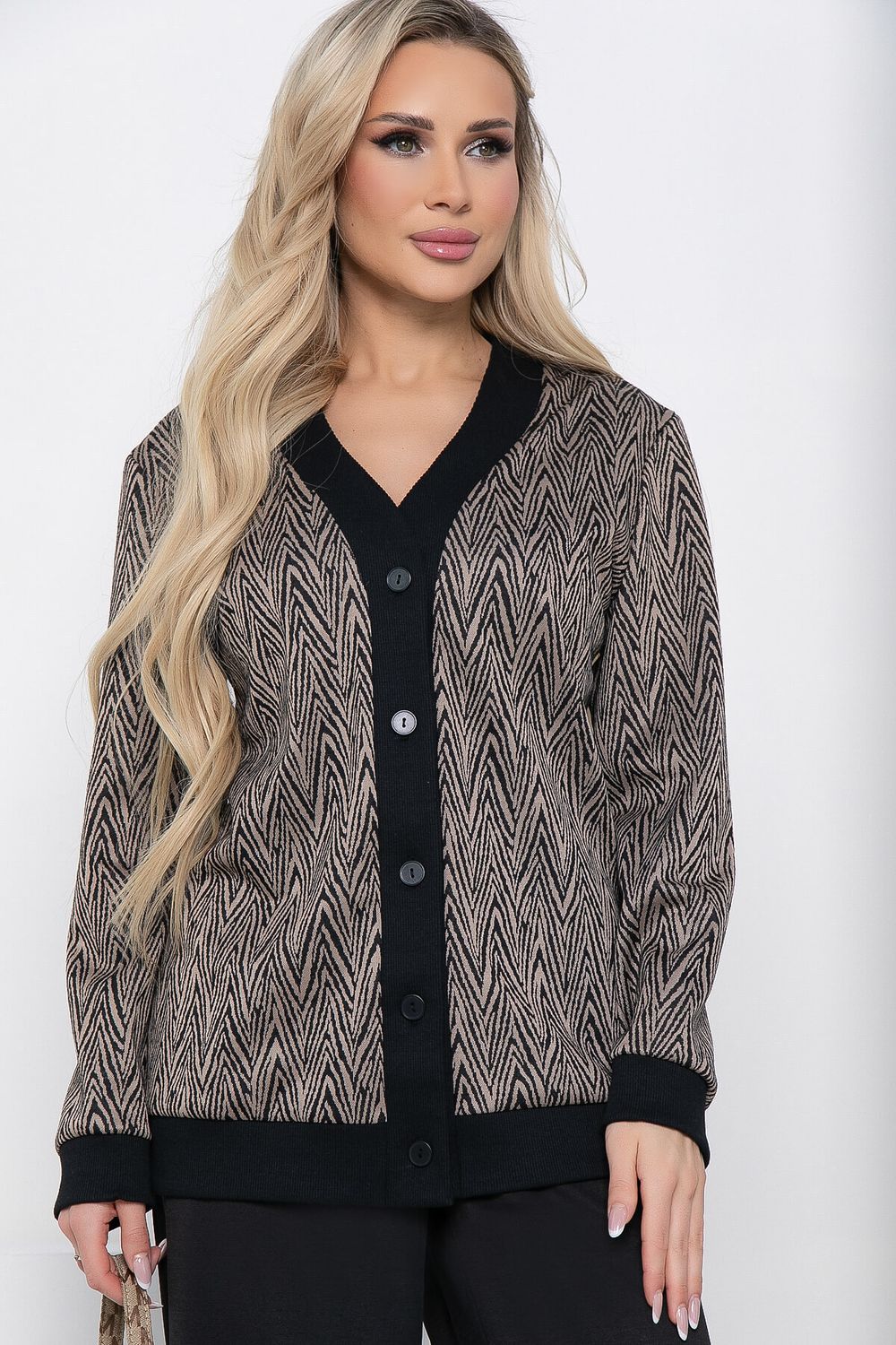 Костюм "Мгновение весны" (бежево-черный) К8474 LT Collection (Акция)