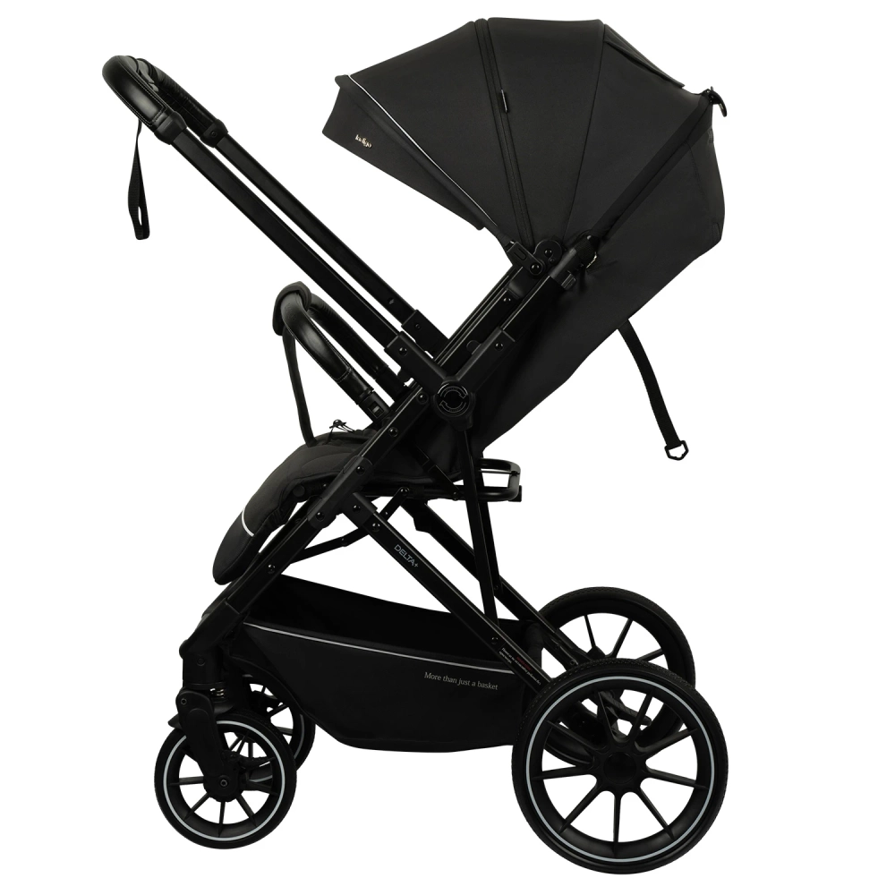 Коляска прогулочная Indigo Delta+ 2026 (черный)