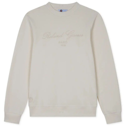 Толстовка теннисная Roland Garros Sporty Chic Titouan - ecru