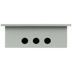 Корпус металлический встраиваемый ЭРА ЩРВ-24 (330х300х120) IP31 УХЛЗ серый | Корпуса металлические модульные