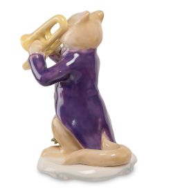 CMS-48/ 4 Фигурка «Кот с тромбоном» (Pavone)
