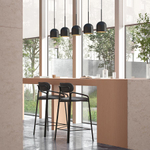 Стул полубарный LATITUDE Ror, Round, велюр, черный/черный