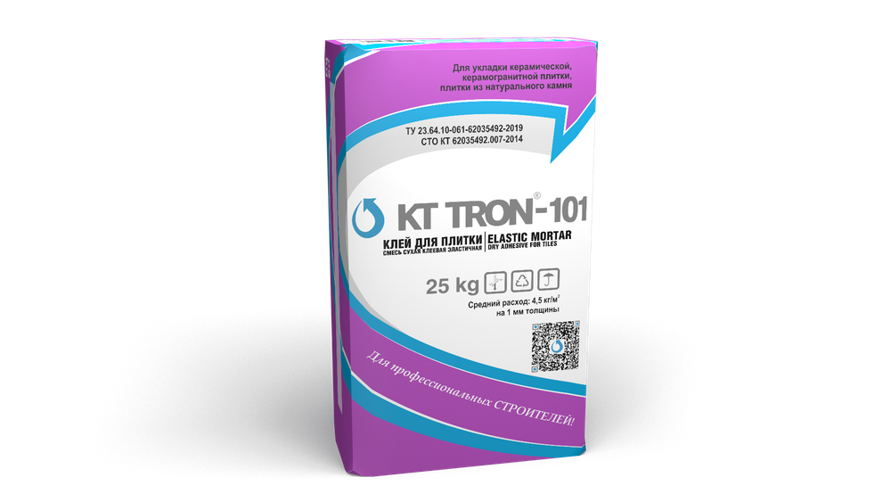 КТтрон-101 (эластичный клей для плитки)