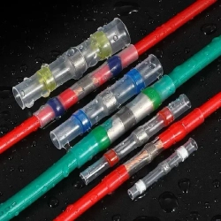 Термоусадка для проводов с клеевым слоем припоем / набор термоусадочных трубок 300 шт