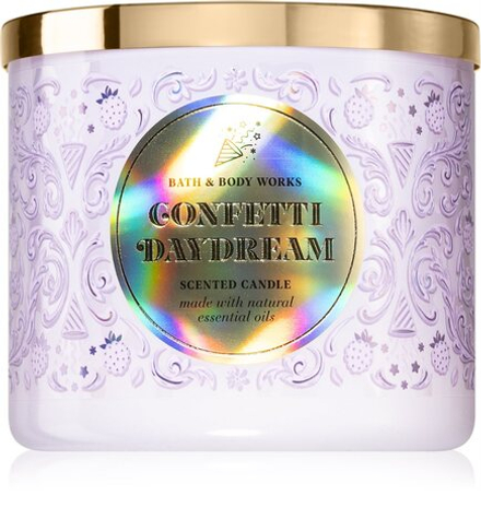 Bath & Body Works Confetti Daydream - ароматическая свеча /   411  g  / GTIN 667555963763