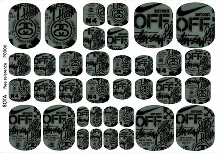 Sota Пленки для дизайна ногтей, педикюра P0006