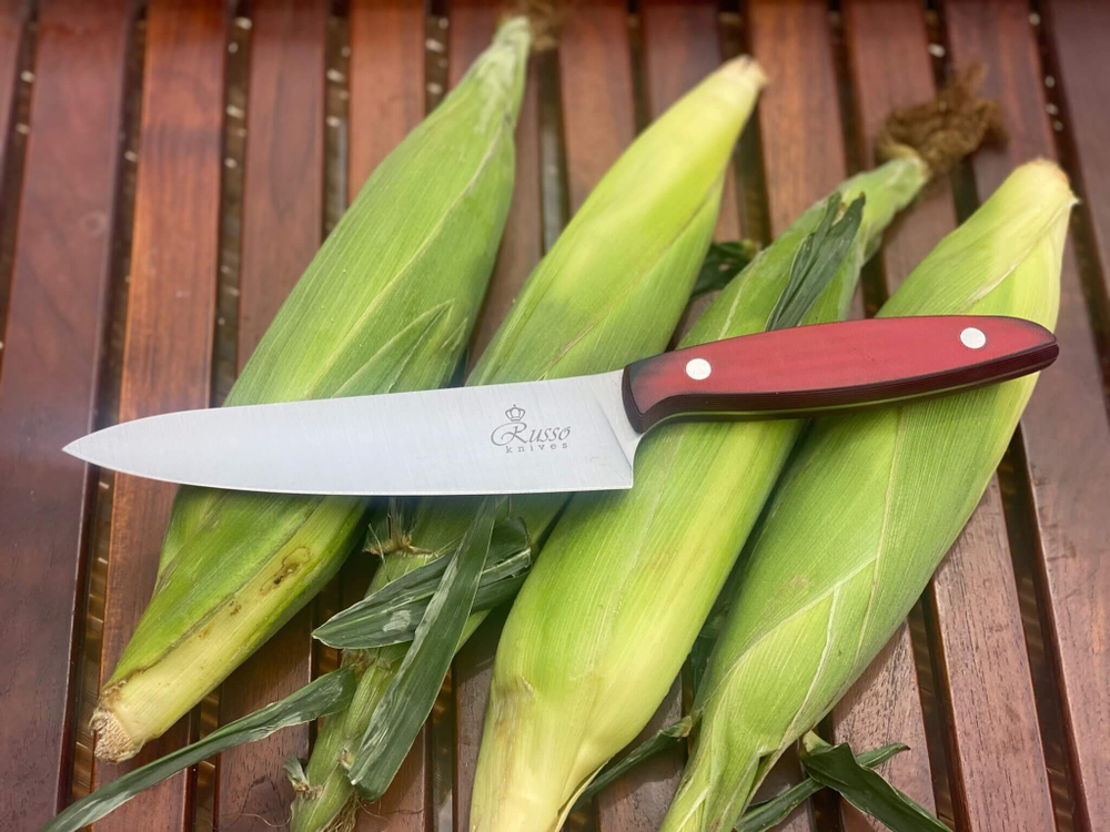Два Кухонных ножа Alexander M AUS-8 Red G10