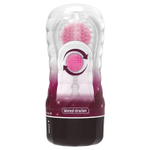 Прозрачный текстурированный мастурбатор Vacuum Cup Masturbator Black Hole