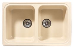 Мойка каменная S-14 глянец (Sim Gran), Бежевый