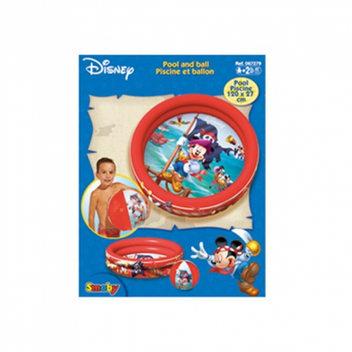 Надувной бассейн + пляжный мяч из серии "Дисней", 1/12