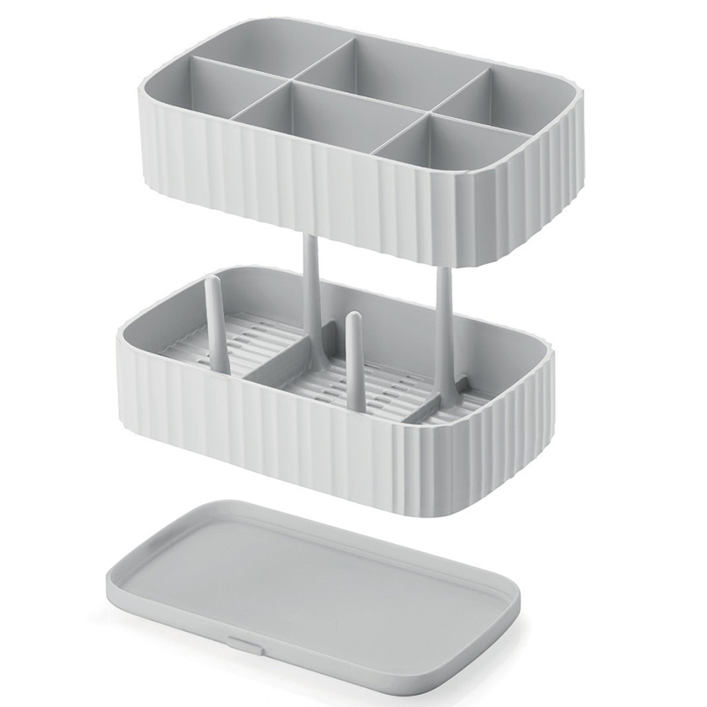 Сушилка для столовых приборов drain&safe серая