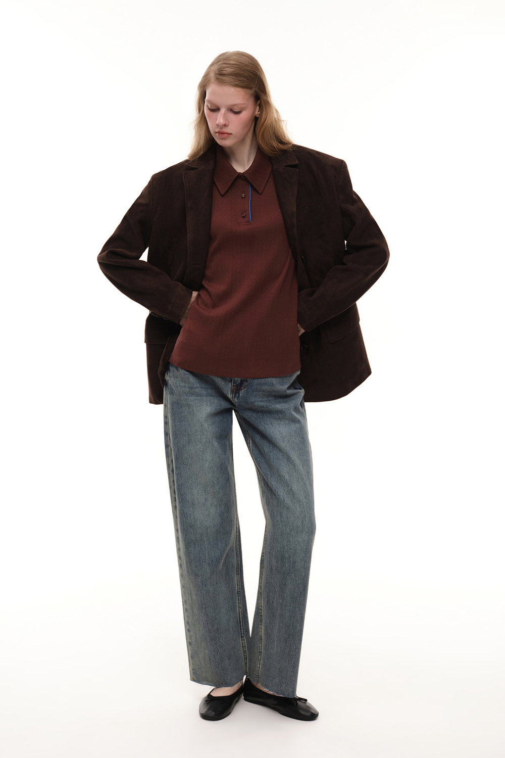 Поло из хлопка (Ping-Pong Games), шоколадное