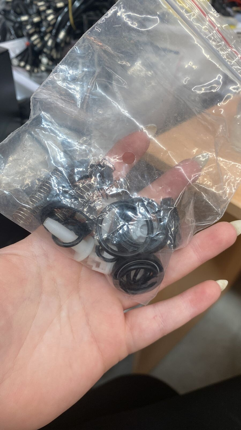 S01 / Ремкомплект для мойки высокого давления (кольца, пружины, гвозди) SRV (1 шт. / комплект)