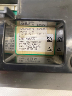 224 Электронный модуль для стиральной машины Bosch 5560006692-02 б/у