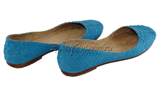 Балетки из кожи питона SH-5