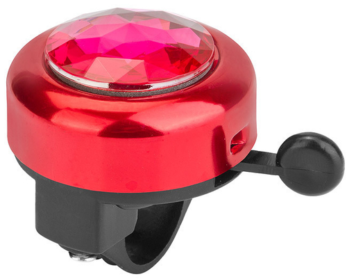 Звонок 45AZ-01 алюминий/пластик, чёрно-красный,15826