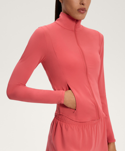 Oysho Техническая куртка с охлаждающим эффектом, коралловый