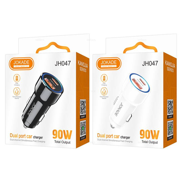 Автомобильное зарядное устройство PD45W Jokade JH047 (white)