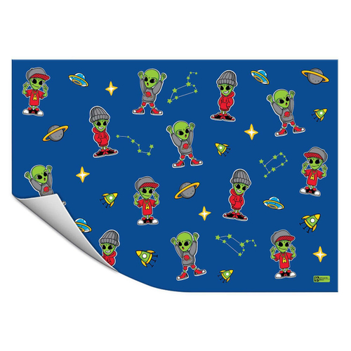 Клеенка для труда 70*50 "Хип-хоп пришельцы" ПВХе/п ФЕНИКС+ 62654