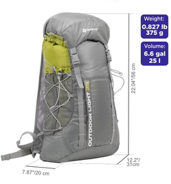 Рюкзак NISUS Outdoor Light 25 (N-TB3147-25L)