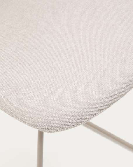 Стул Zahara бежевый с бежевыми ножками