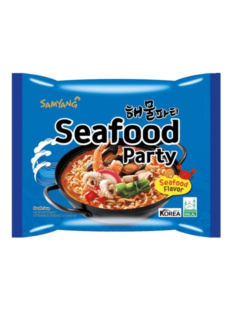 Лапша Samyang Seafood Party Морепродукты 125 г